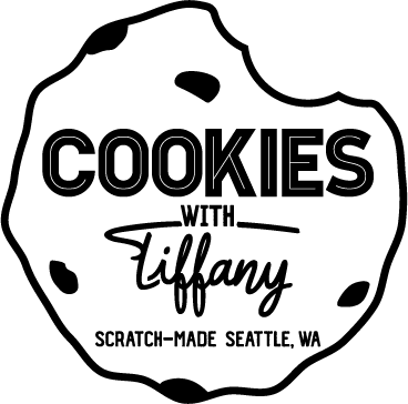 Logo Cookies With Tiffany Tagline